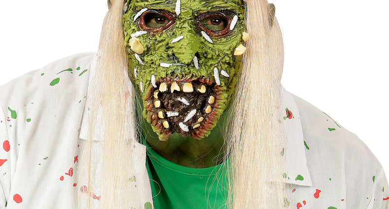 e-carnavalskleding-SYK Zombiemasker toxic met haar