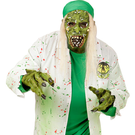 e-carnavalskleding-SYK Zombiemasker toxic met haar