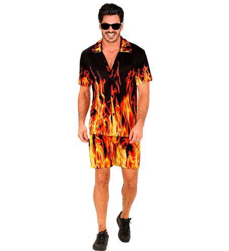 e-carnavalskleding-SYK Zomer party set Flames