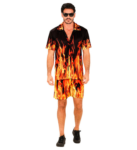 e-carnavalskleding-SYK Zomer party set Flames