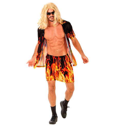 e-carnavalskleding-SYK Zomer party set Flames