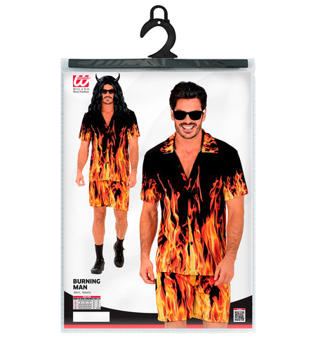 e-carnavalskleding-SYK Zomer party set Flames
