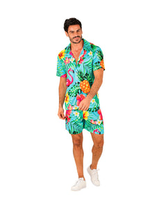 e-carnavalskleding-SYK Zomer party set Flamingo