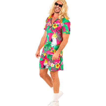 e-carnavalskleding-SYK Zomer party set Parrot