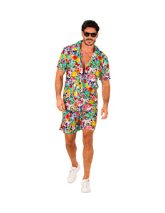 e-carnavalskleding-SYK Zomer party set Skulls