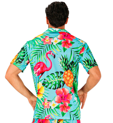 e-carnavalskleding-SYK Zomer partyshirt Flamingo