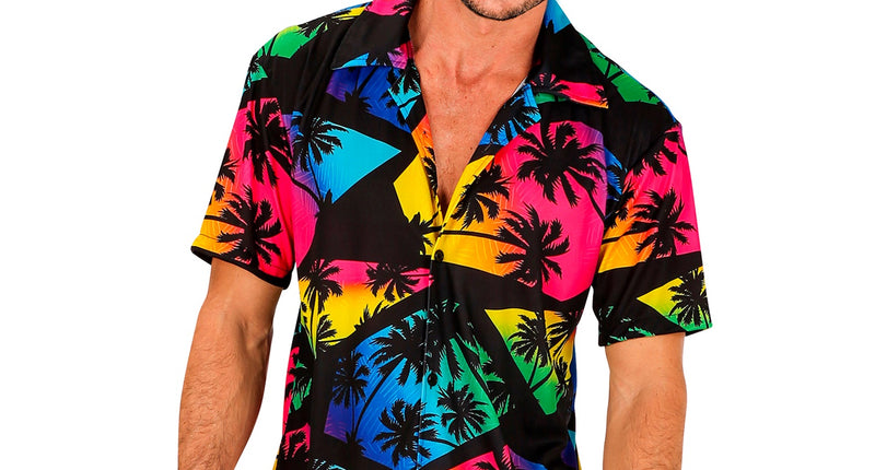 e-carnavalskleding-SYK Zomer partyshirt Palmtrees
