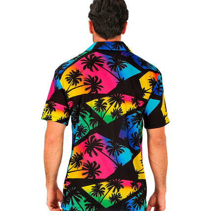 e-carnavalskleding-SYK Zomer partyshirt Palmtrees