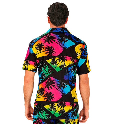 e-carnavalskleding-SYK Zomer partyshirt Palmtrees
