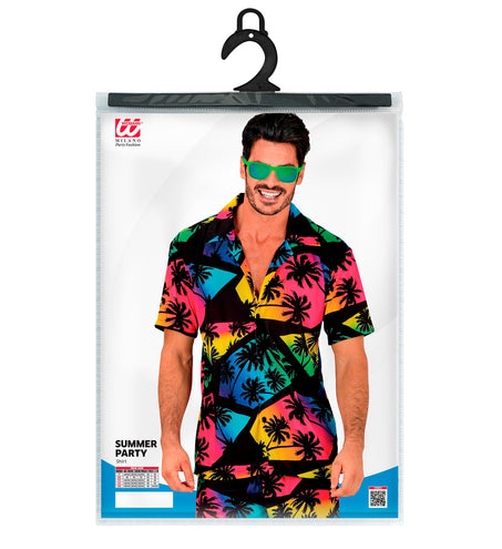e-carnavalskleding-SYK Zomer partyshirt Palmtrees