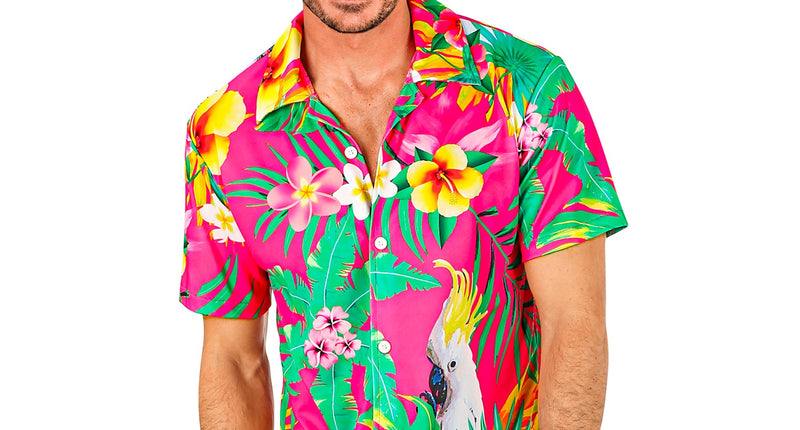 e-carnavalskleding-SYK Zomer partyshirt Parrot