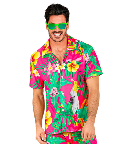 e-carnavalskleding-SYK Zomer partyshirt Parrot