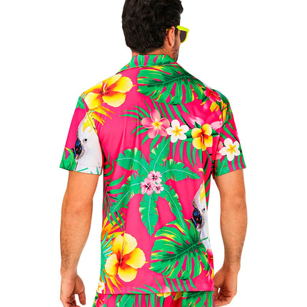 e-carnavalskleding-SYK Zomer partyshirt Parrot