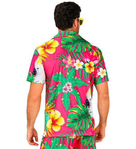 e-carnavalskleding-SYK Zomer partyshirt Parrot