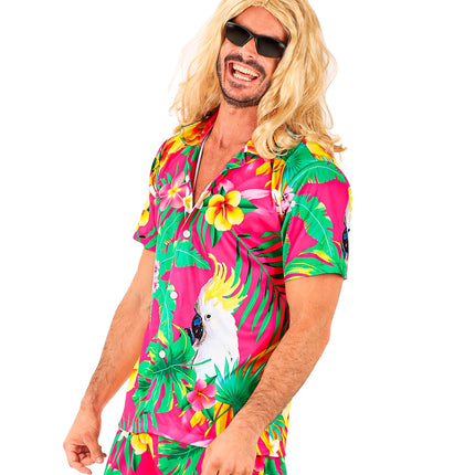 e-carnavalskleding-SYK Zomer partyshirt Parrot