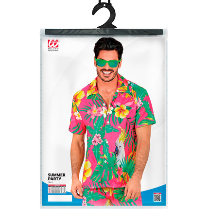 e-carnavalskleding-SYK Zomer partyshirt Parrot