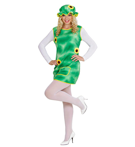 e-carnavalskleding-SYK Zonnebloem jurkje Annelie dames