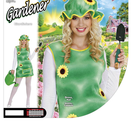 e-carnavalskleding-SYK Zonnebloem jurkje Annelie dames