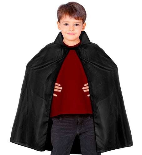 e-carnavalskleding-SYK Zorro cape rood of zwart kind