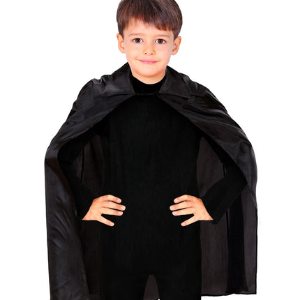 e-carnavalskleding-SYK Zorro cape rood of zwart kind