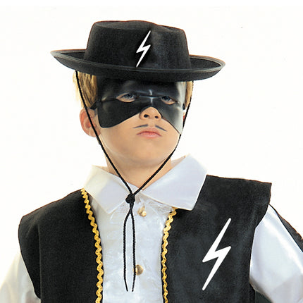 e-carnavalskleding-SYK Zorro hoed kind