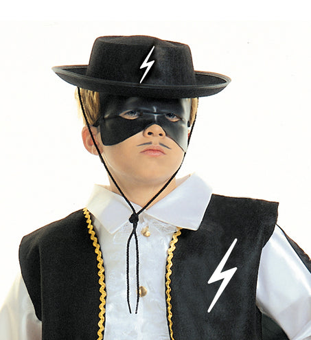 e-carnavalskleding-SYK Zorro hoed kind