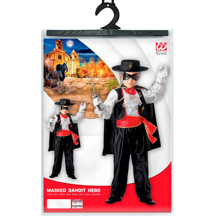 e-carnavalskleding-SYK Zorro pak kind ruiter Ron
