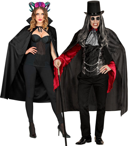 e-carnavalskleding-SYK Zwart cape halloween