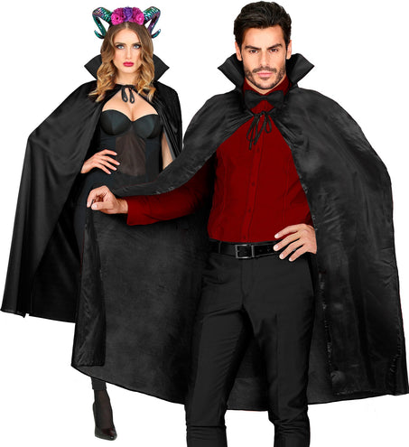 e-carnavalskleding-SYK Zwart cape halloween