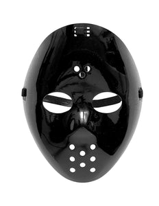 e-carnavalskleding-SYK Zwart Hockey masker voor Halloween