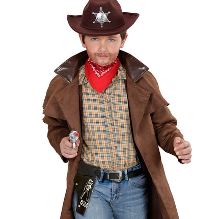 e-carnavalskleding-SYK Zwart holster cowboy kids