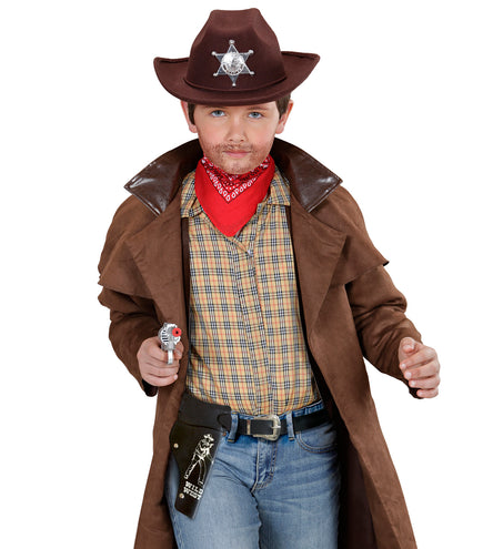 e-carnavalskleding-SYK Zwart holster cowboy kids