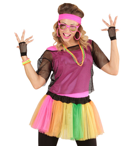 e-carnavalskleding-SYK Zwart visnet shirt voor party's