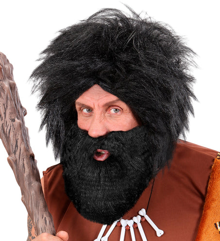 e-carnavalskleding-SYK Zwarte baard jungle safari