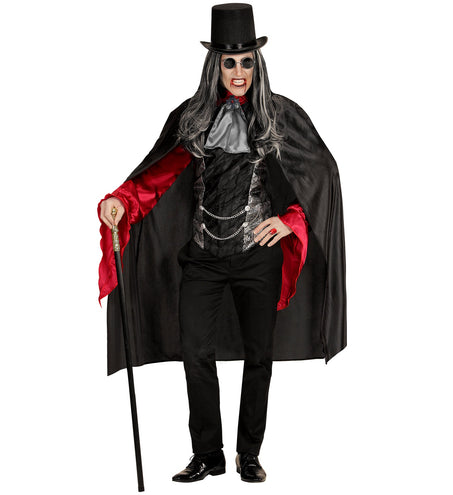 e-carnavalskleding-SYK Zwarte Cape 110Cm