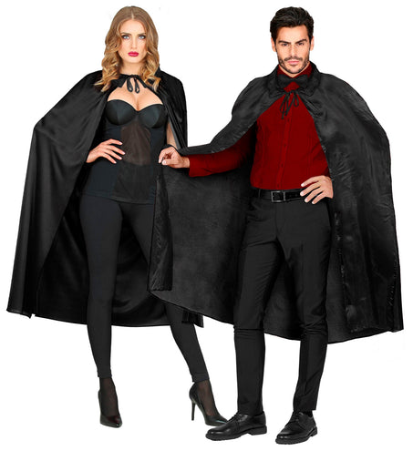 e-carnavalskleding-SYK Zwarte Cape 136Cm