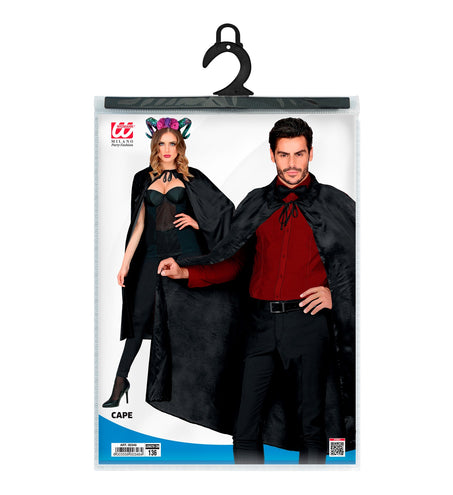 e-carnavalskleding-SYK Zwarte Cape 136Cm