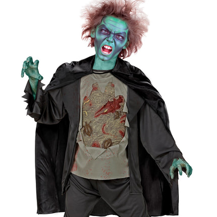 e-carnavalskleding-SYK Zwarte cape 90 cm kinderen