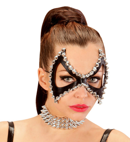 e-carnavalskleding-SYK Zwarte diabolo oogmaskers