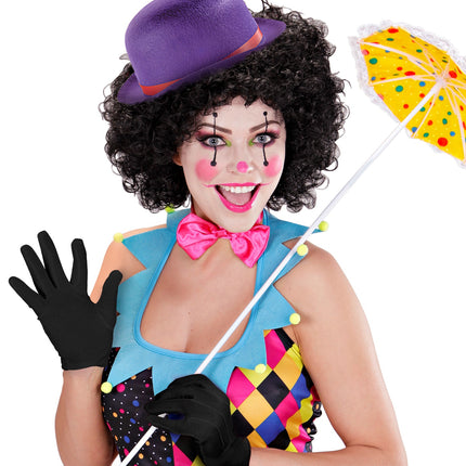 e-carnavalskleding-SYK zwarte handschoenen