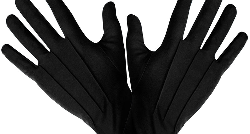 e-carnavalskleding-SYK zwarte handschoenen