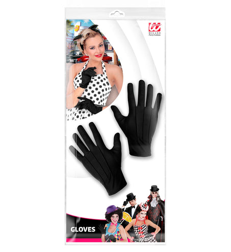 e-carnavalskleding-SYK zwarte handschoenen