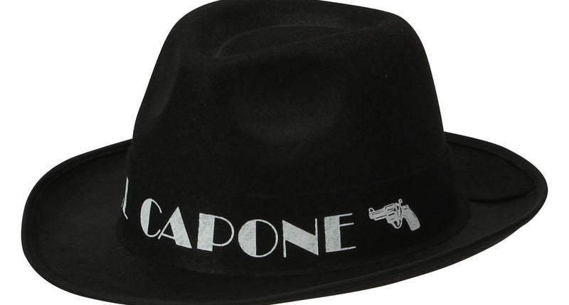 e-carnavalskleding-SYK Zwarte hoed Al Capone