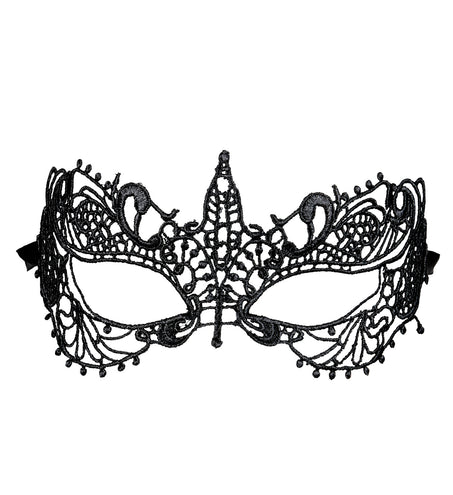 e-carnavalskleding-SYK Zwarte kanten oogmaskers