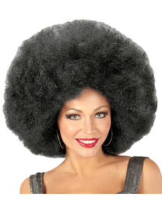 e-carnavalskleding-SYK Zwarte oversized Afro pruik