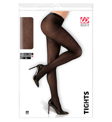 e-carnavalskleding-SYK Zwarte panty dames