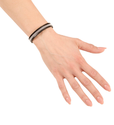 e-carnavalskleding-SYK Zwarte party armbandjes