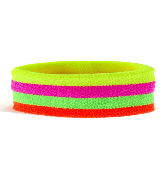 e-carnavalskleding-SYK Zweetband neon multikleur