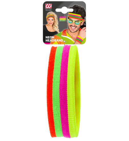 e-carnavalskleding-SYK Zweetband neon multikleur