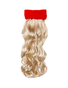 e-carnavalskleding-SYK Zweetband rood met blond haar